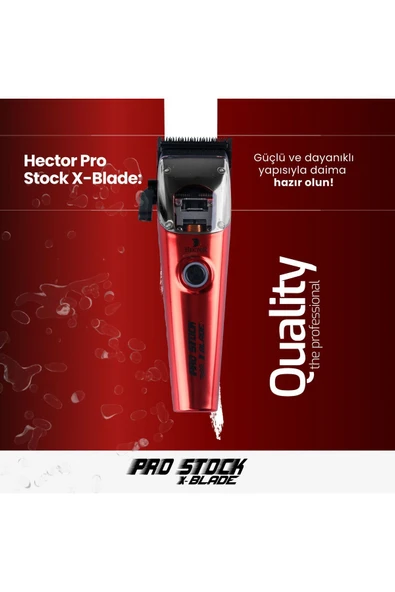 Hector Pro Stock X Profesyonel Tıraş Makinesi 11000 Devir ürün görseli 1