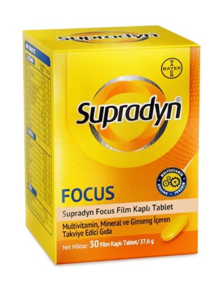 Supradyn Focus 30 Tablet ürün görseli 1