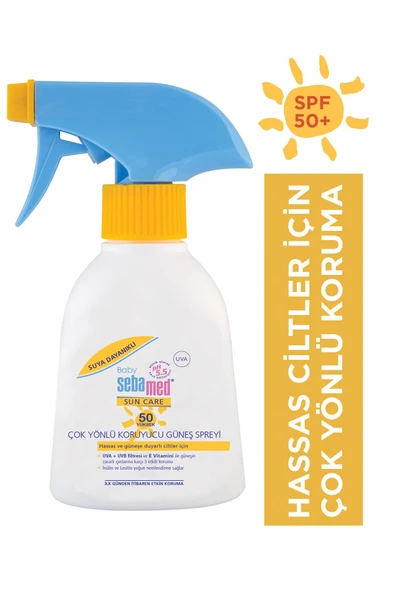 Sebamed Baby Çok Yönlü Koruyucu Güneş Spreyi SPF50 200 ml ürün görseli 1