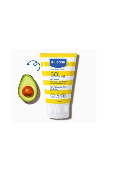 Mustela Yüksek Koruma Faktörlü Güneş Losyonu Tüm Aile İçin SPF50+ 100 ml ürün görseli 1