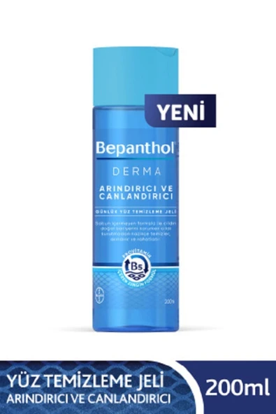 Bepanthol Derma Arındırıcı ve Canlandırıcı Günlük Yüz Temizleme Jeli 200 ml ürün görseli 1