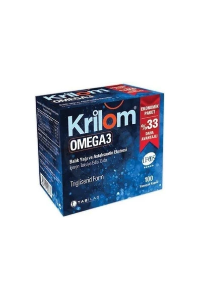 Krilom Omega-3 100 Yumuşak Kapsül ürün görseli 1