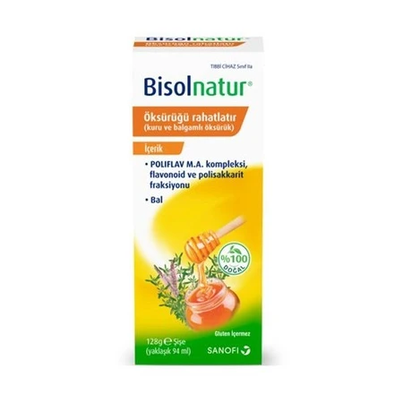 Bisolnatur Bitkisel Şurup 128 gr ürün görseli 1