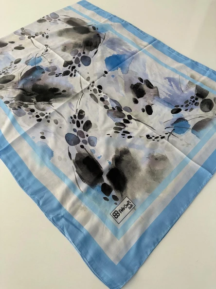 Polo Craft Soft Pamuklu Şal Mavi Serisi FZY0807 ürün görseli 1