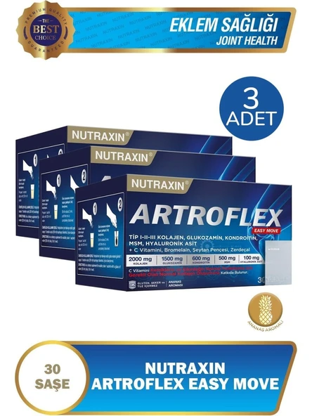 Nutraxin Artroflex Easy Move 30 Saşe 3'lü ürün görseli 1