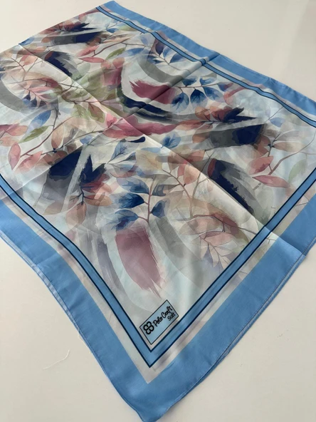 Polo Craft Soft Pamuklu Şal Mavi Serisi FZY0802 ürün görseli 1