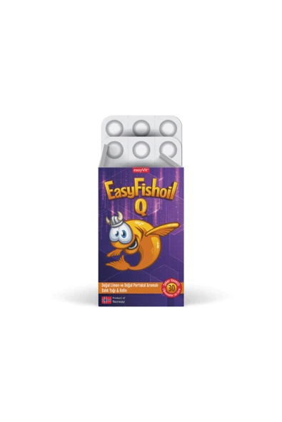 EasyFishoil Q 30 Çiğneme Tableti ürün görseli 1