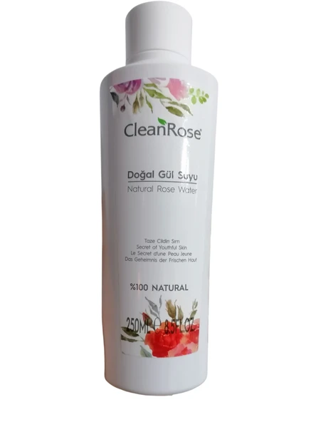 CleanRose %100 Doğal Gül Suyu 250ml - Resim 2