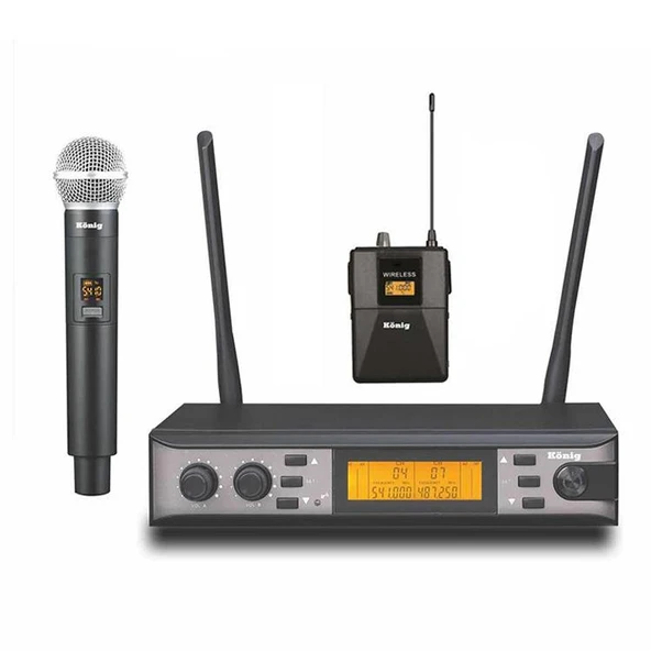 König K-990EY UHF Telsiz El Yaka Mikrofonu ürün görseli 1