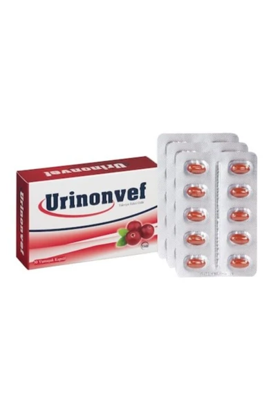 Urinonvef Cranberry 30 Yumuşak Kapsül ürün görseli 1