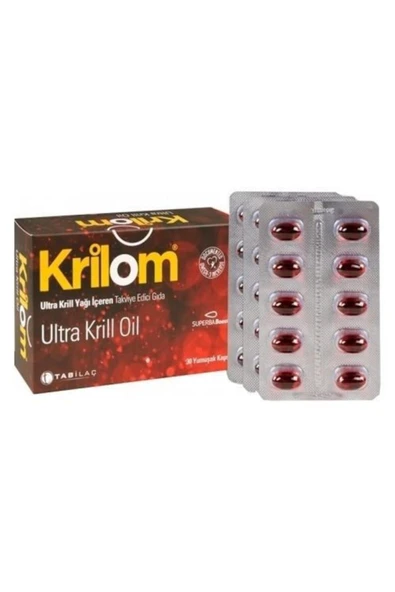 Krilom Ultra Krill Oil 30 Yumuşak Kapsül ürün görseli 1