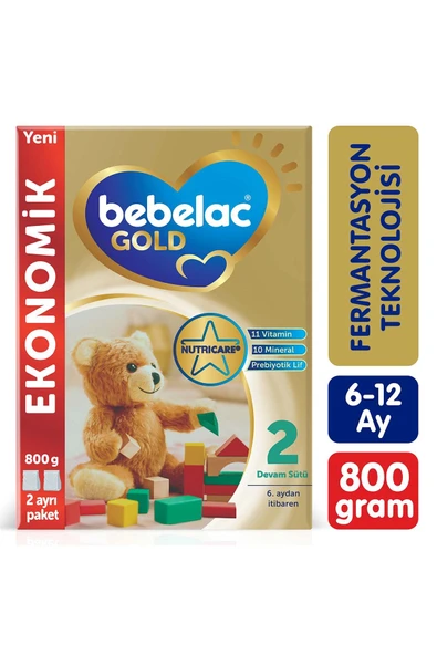 Bebelac Gold 2 Devam Sütü 6 Ay+ 800 gr ürün görseli 1