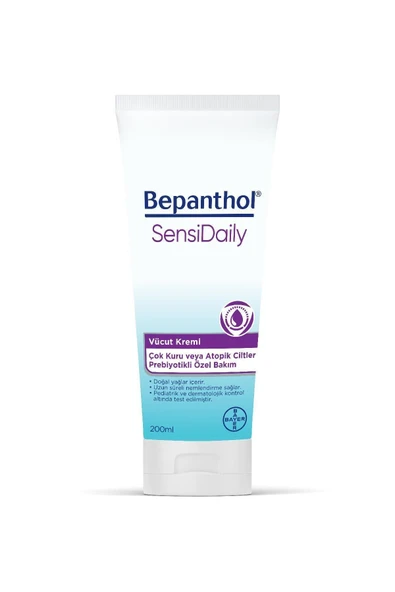 Bepanthol Sensidaily Vücut Kremi 200 ml ürün görseli 1