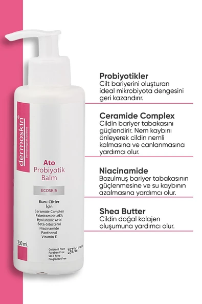 DERMOSKIN Ato Probiyotik Balm - Resim 2