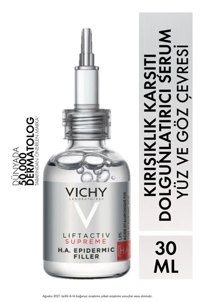 Vichy Liftactiv Supreme H.A. Epidermic Filler Kırışıklık Karşıtı Yüz ve Göz Çevresi Serumu 30 ml ürün görseli 1