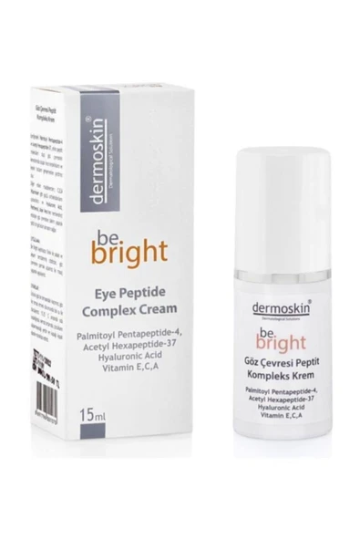 Dermoskin Be Bright Göz Çevresi Krem Peptit Kompleks 15 ml ürün görseli 1