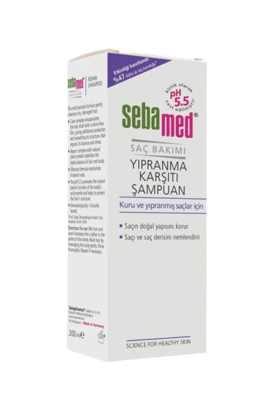 Sebamed Yıpranma Karşıtı Şampuan 200 ml - Resim 7