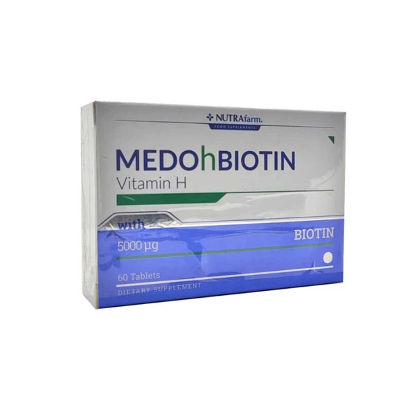 Medohbiotin 5 mg 60 Tablet ürün görseli 1