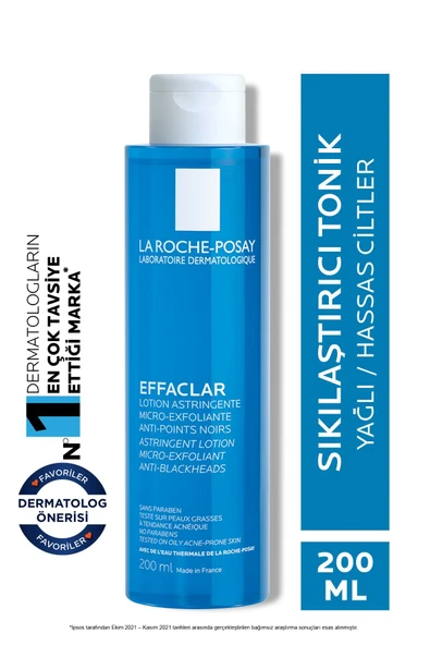 La Roche Posay Effaclar Sıkılaştırıcı Tonik 200 ml ürün görseli 1