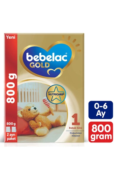 Bebelac Gold 1 Bebek Sütü 0-6 Ay 800 gr ürün görseli 1