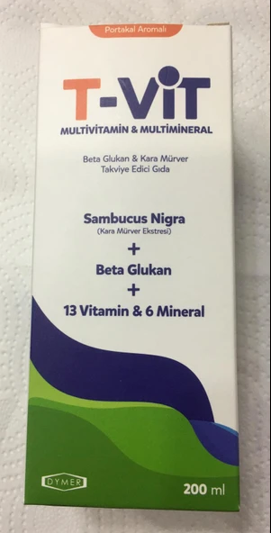 T-Vit Multivitamin & Multimineral 200 ml ürün görseli 1