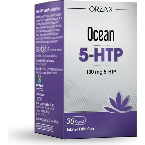 Ocean 5-HTP 100 mg 30 Kapsül ürün görseli 1