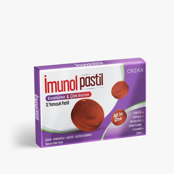 İmunol Karamürver & Çilek 12 Pastil ürün görseli 1