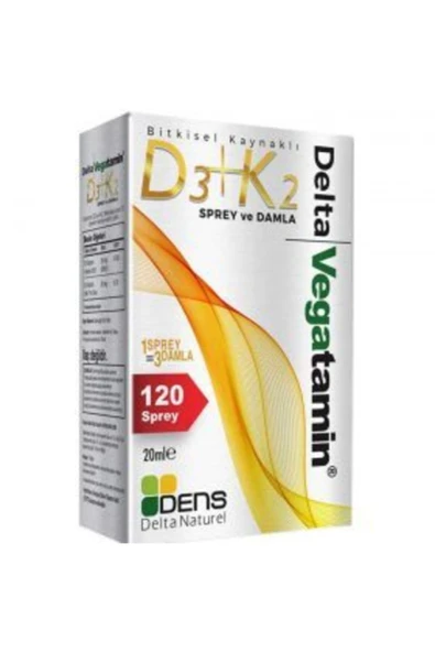Delta Vegatamin D3+K2 120 Sprey ürün görseli 1