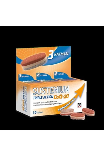 Sustenium Triple Action CoQ-10 30 Tablet ürün görseli 1