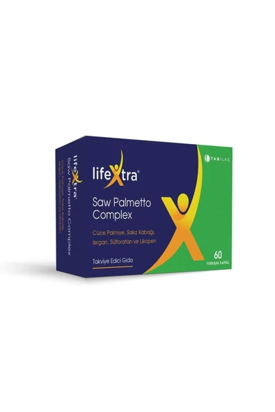 Lifextra Saw Palmetto Complex 60 Yumuşak Kapsül ürün görseli 1