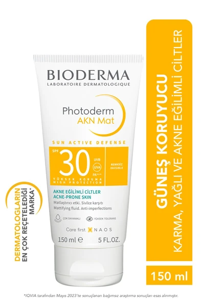 BIODERMA Photoderm AKN Mat Sivilce Karşıtı Güneş Kremi Yağlı Akne Eğilimli Ciltler Matlaştırıcı Etki 150 ml 3701129807378 ürün görseli 1