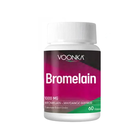 VOONKA Bromelain 1000mg 60 Kapsül ürün görseli 1