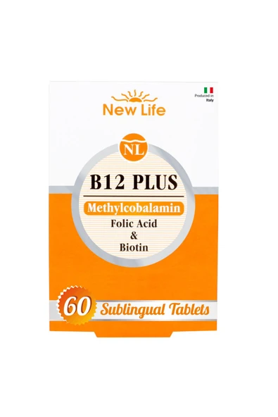 New Life B12 Plus Methylcobalamin 60 Tablet ürün görseli 1