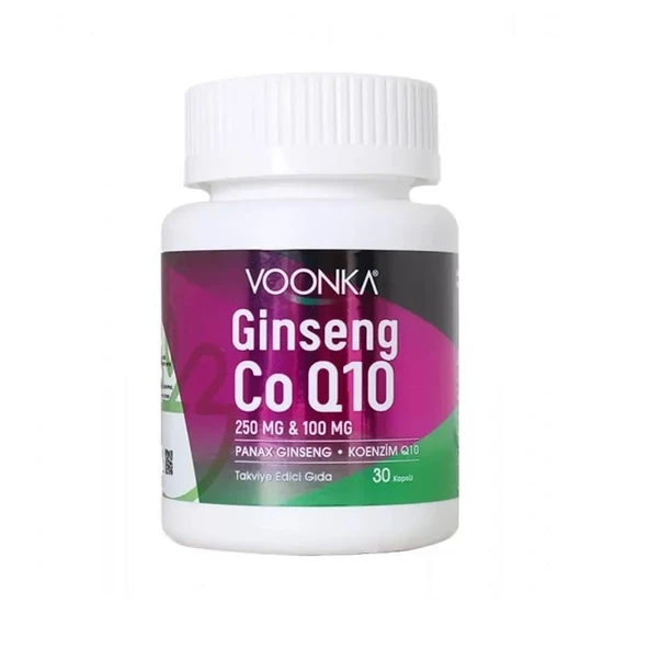 VOONKA Ginseng Coq10 Koenzim 30 Kapsül 8680807008298 ürün görseli 1