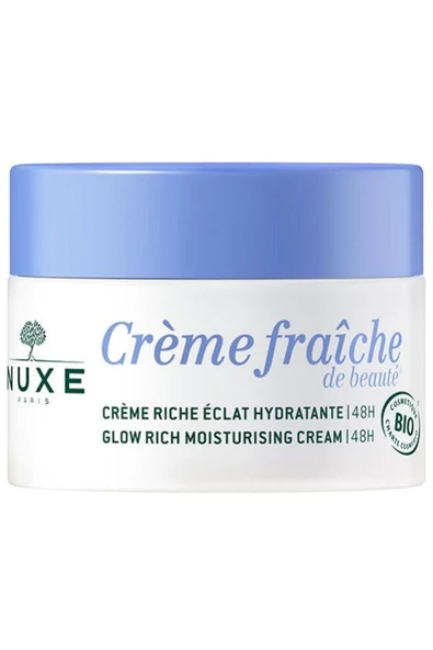 NUXE Creme Fraiche De Beaute Glow Rich Moisturizing Cream - Nemlendirici Bakım Kremi 3264680037375 ürün görseli 1