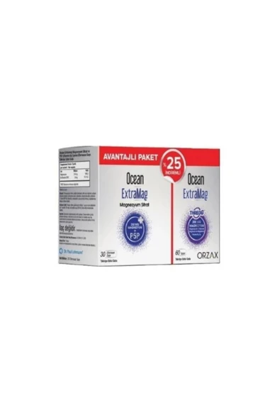 OCEAN Extramag 30 Saşe + Extramag Threog 60 Tablet ürün görseli 1
