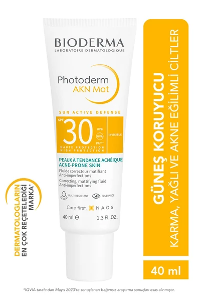 Bioderma Photoderm AKN Mat Güneş Kremi 40 ml ürün görseli 1