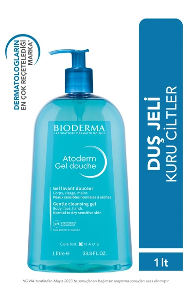 Bioderma Atoderm Gentle Shower Gel 1 lt ürün görseli 1