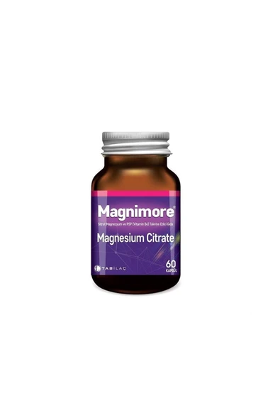 Magnimore Magnezyum Sitrat 60 Kapsül 8680133001604 ürün görseli 1