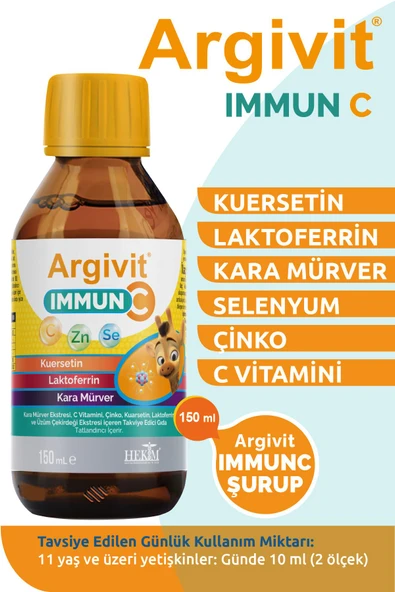 Argivit Immun C Şurup 150 ml ürün görseli 1