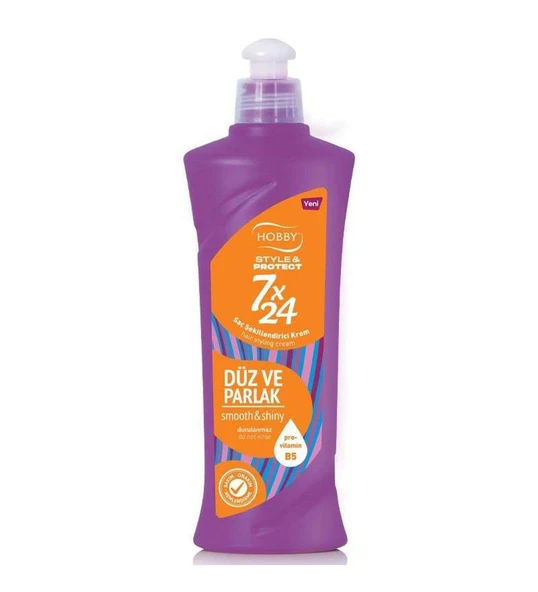 Hobby Saç Şekillendirici Krem 7x24 Düz Ve Parlak 250ml ürün görseli 1