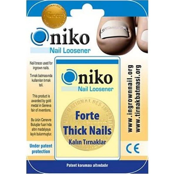 Oniko Nail Loosener Tırnak Gevşetici Tel - Tırnak Batması & Kalın Tırnaklar ürün görseli 1
