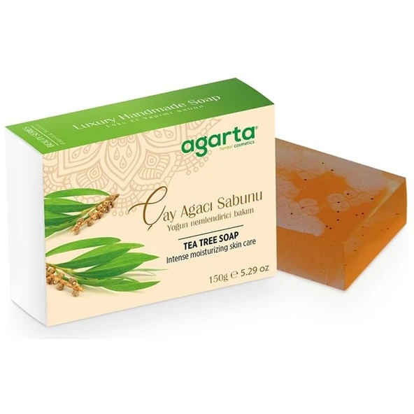 Agarta El Yapımı Doğal Sabun 150GR Çay Ağacı ürün görseli 1