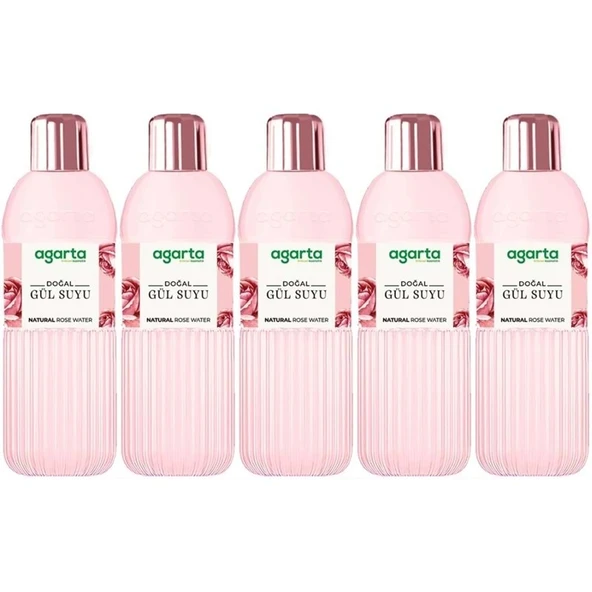 Agarta Doğal Gül Suyu 400ML (5 Li Set) ürün görseli 1