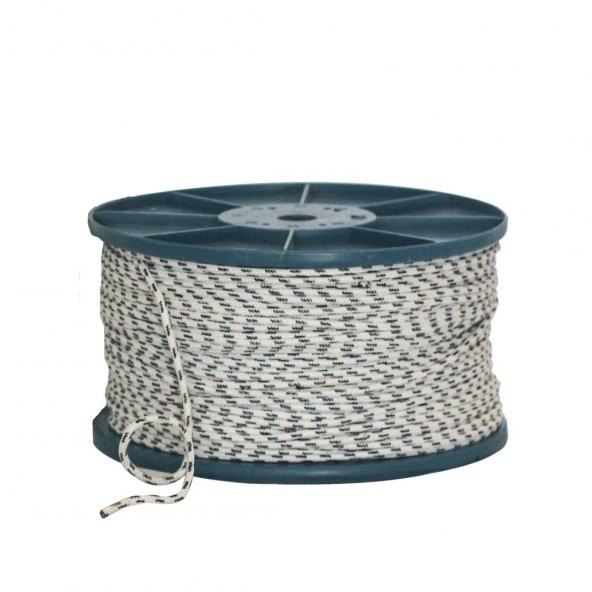 6 MM 50 METRE ÖRGÜ HALAT 1.SINIF A KALİTE İSKOTA HALAT DENİZCİ TEKNE HALATI SALINCAK İP DAĞCI İP HALAT ürün görseli 1