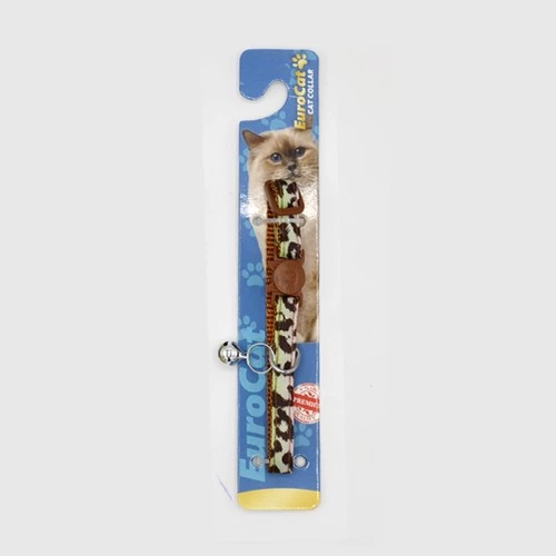 EuroCat Kedi Boy.Tas.Yesil Leopar Des.10mm28cmTek ürün görseli 1