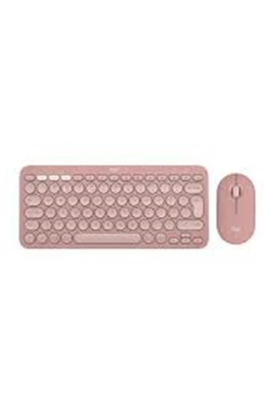Logitech 920-012247 Pebble 2 Combo Pembe Kablosuz Klavye Mouse Seti ürün görseli 1