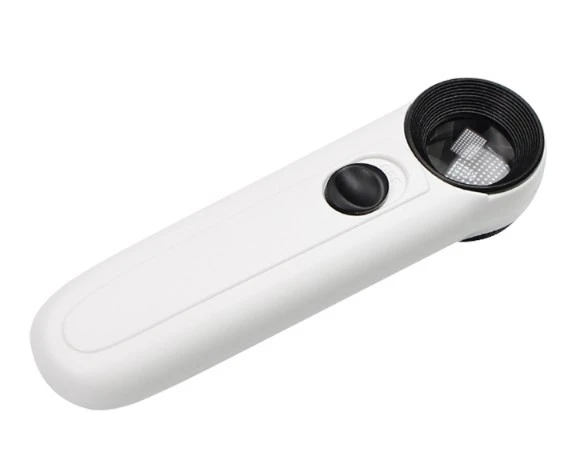 MG6B-1B 15X EL TİPİ BÜYÜTEÇ 19MM LENS 2 LEDLİ 3XAAA PİL İLE ÇALIŞIR 115X32X26MM ürün görseli 1