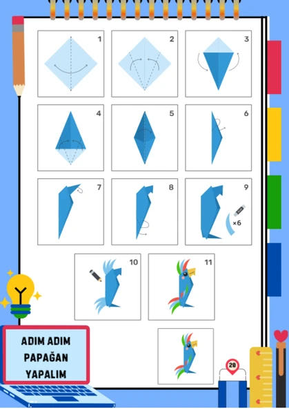 Origami Etkinlik Seti - Resim 4