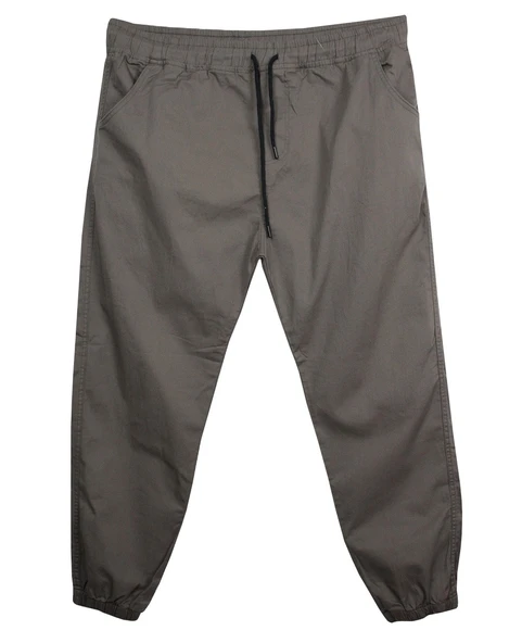 Erkek 118 -156 Kilo Arası İçin Uygun Lastikli Paça Bağcıklı Battal Boy Gabardin Pantolon Toprak ürün görseli 1